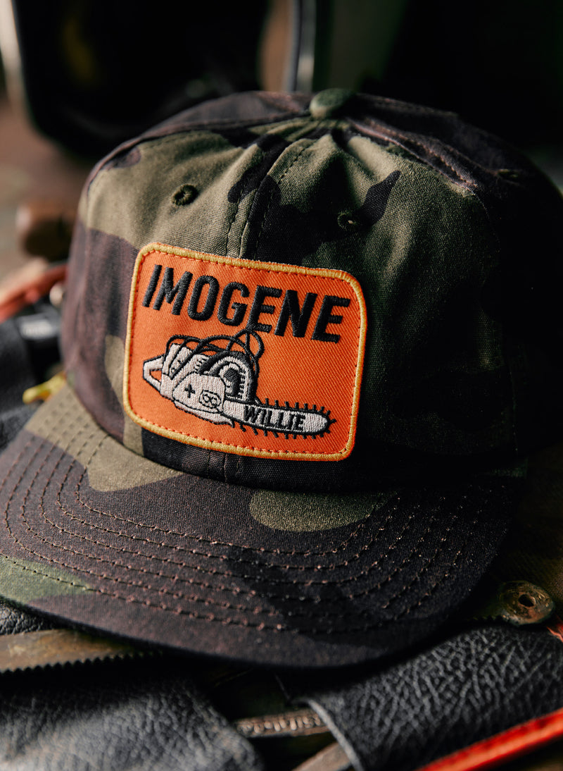 the camo "chainsaw" cap - Model