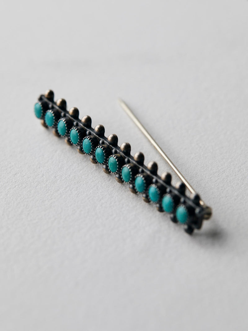 vintage zuni snake eye pin