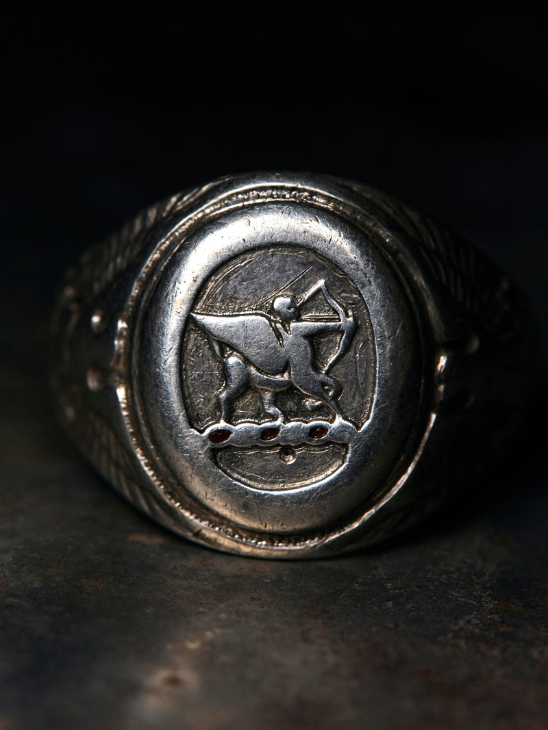 vintage 1950 mexican biker ring