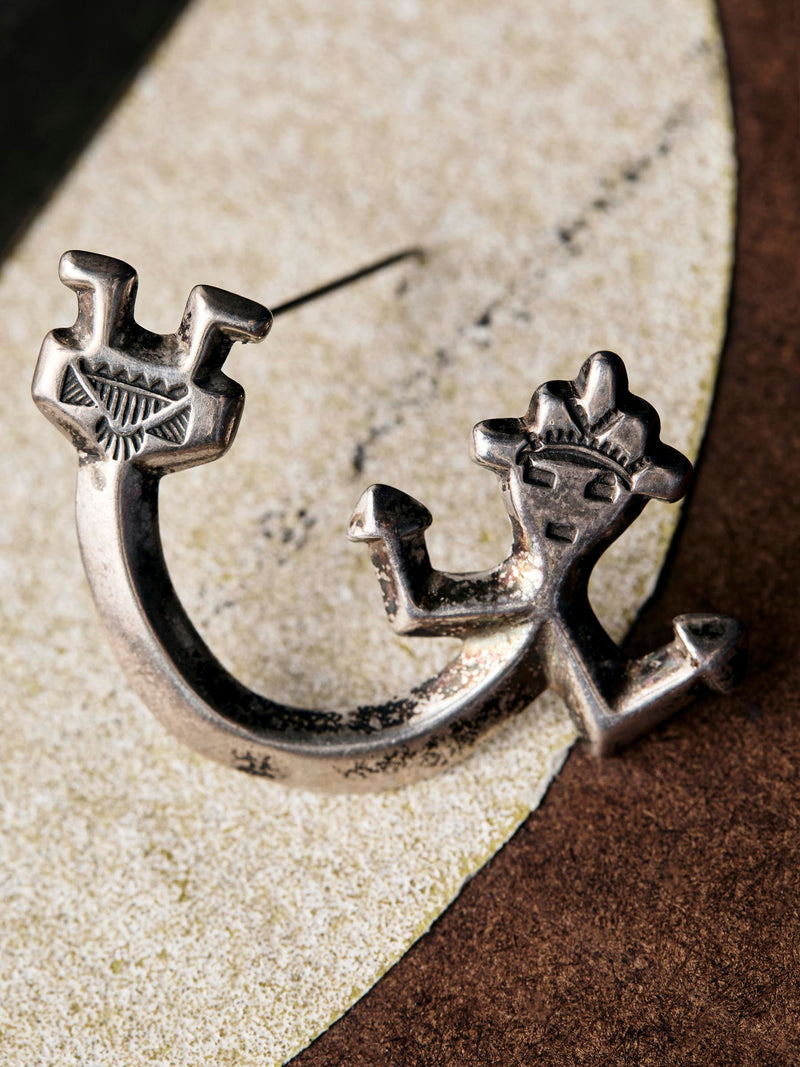 vintage navajo rainbow man pin