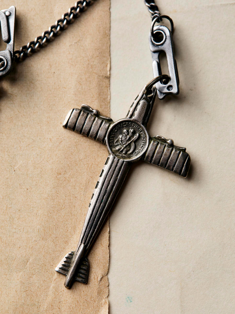 vintage "wwii bomber" medal pendant