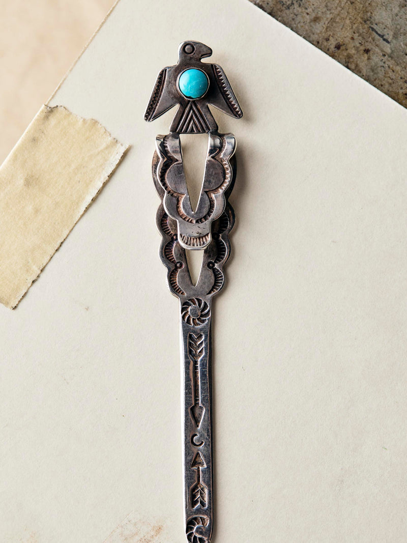 vintage navajo thunderbird bookmark