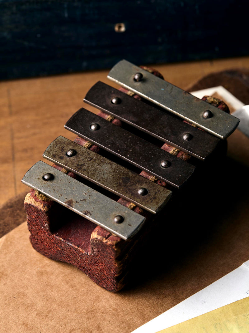 vintage folk art xylophone
