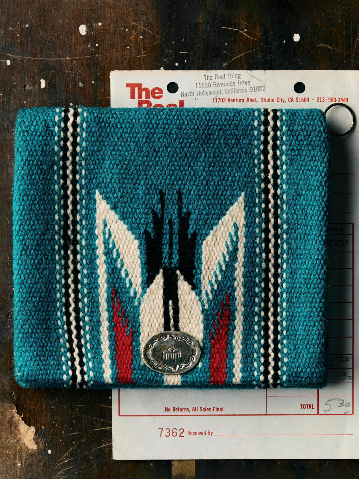 deadstock handwoven chimayo purse