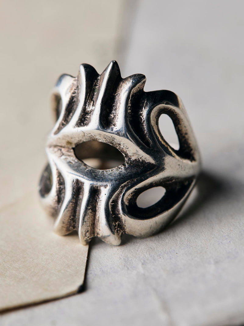 vintage navajo sand cast ring