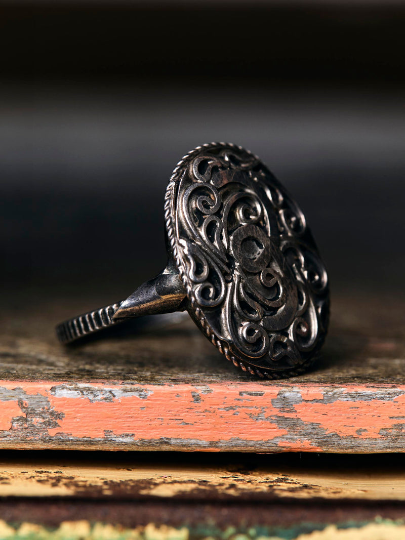 vintage wwii trench art ring