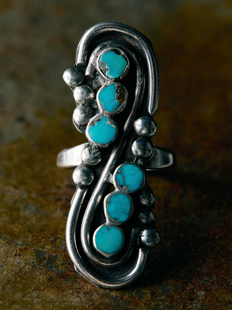 vintage zuni turqoise ring