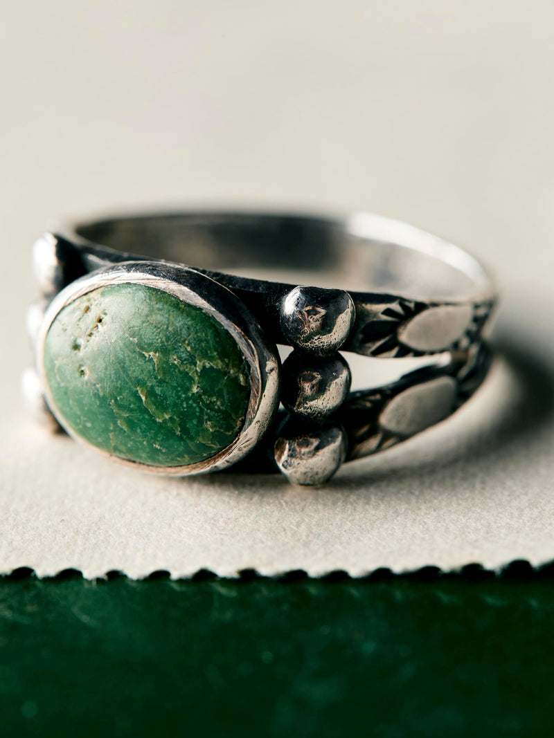 vintage harvey-era turqoise ring