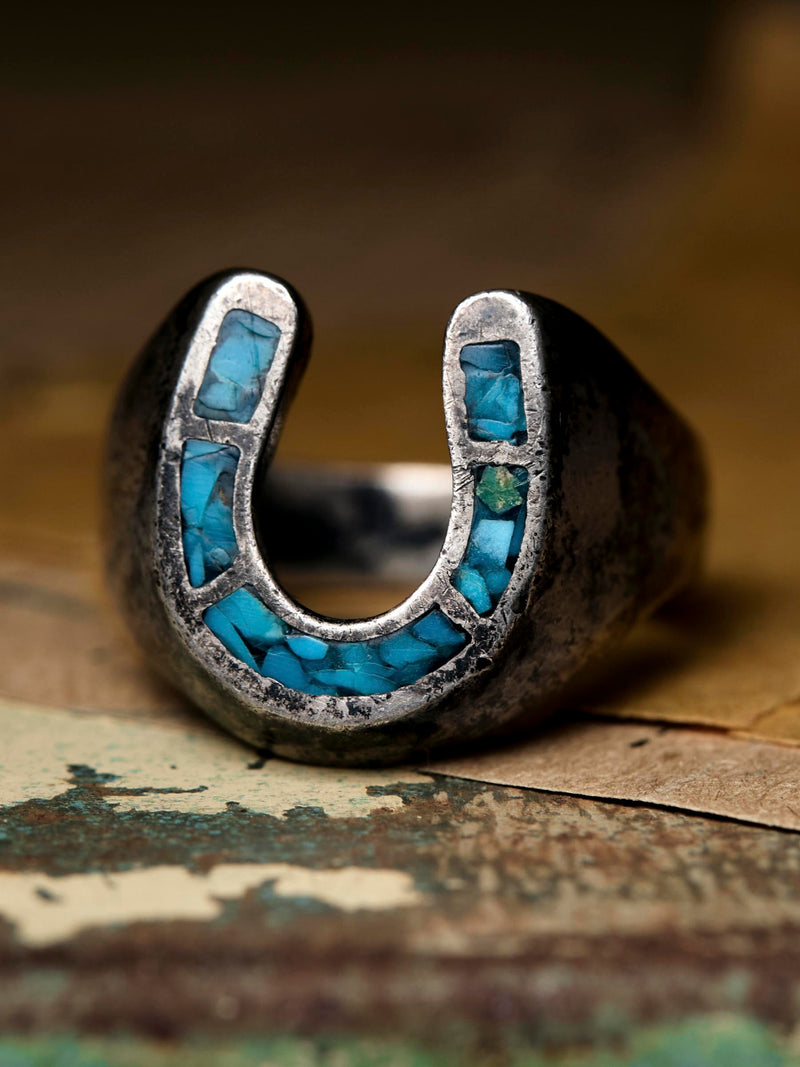 vintage trading post-era horseshoe ring
