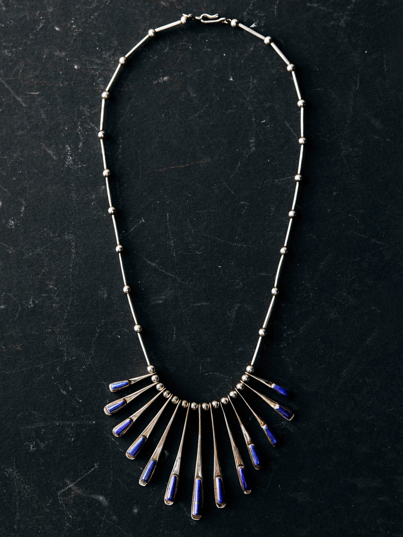 vintage mid century sterling necklace