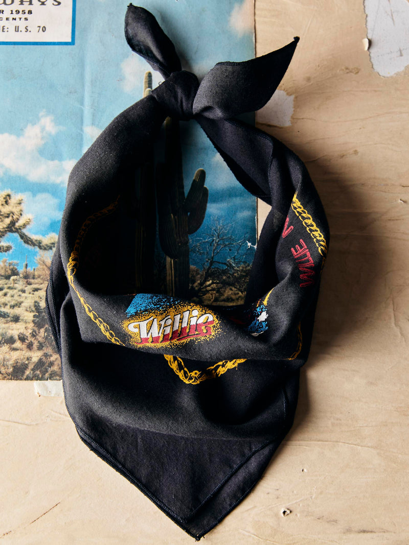 vintage willie nelson bandana