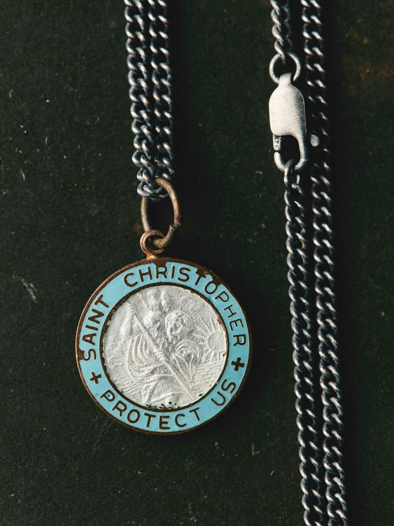 vintage "st. christopher" medal pendant - Model