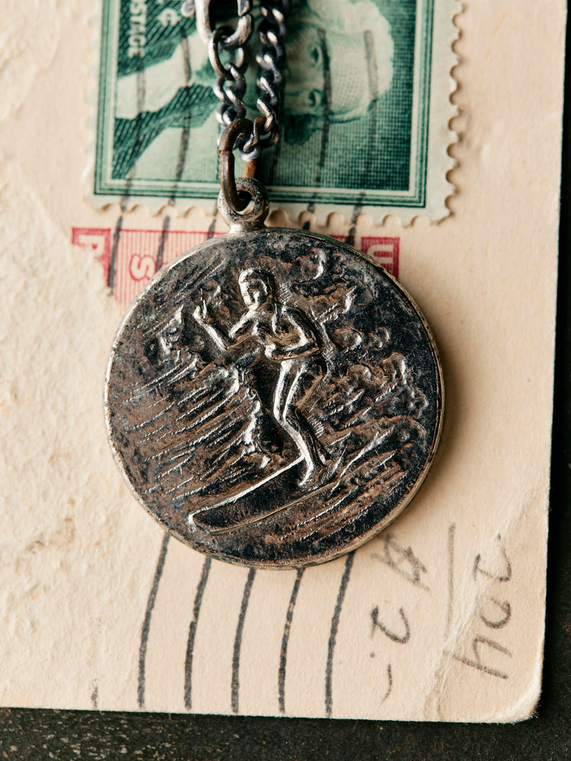 vintage "st. christopher" medal pendant - Model