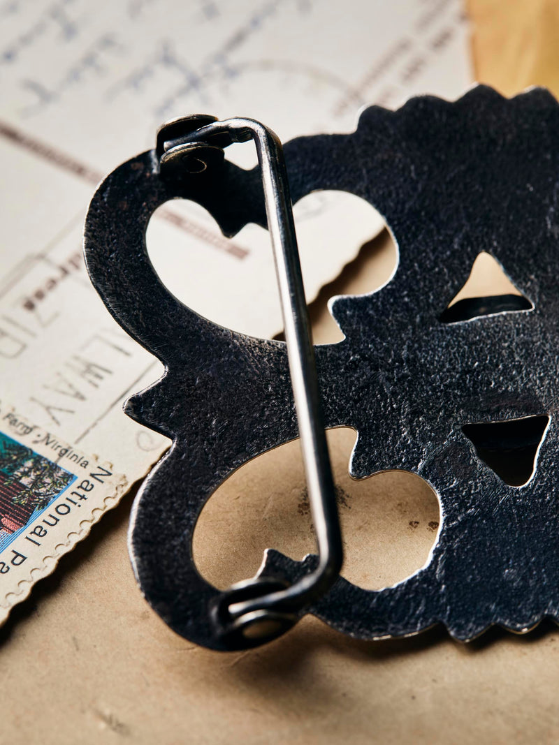 vintage navajo sandcast belt buckle - Model