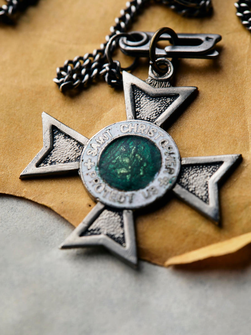 vintage "st. christopher" medal pendant - Model