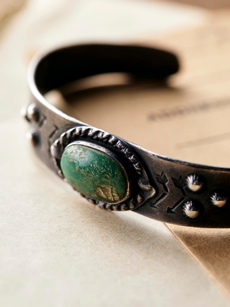 vintage trading post-era sterling cuff - Model