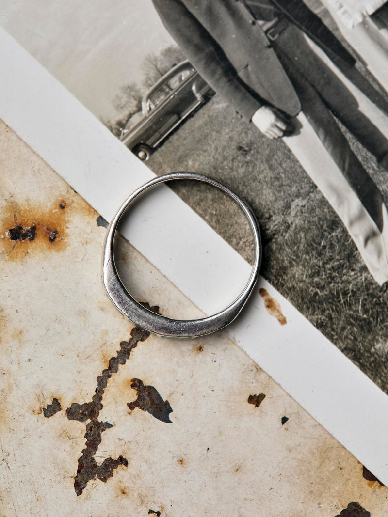 vintage navajo turqoise inlay ring - Model