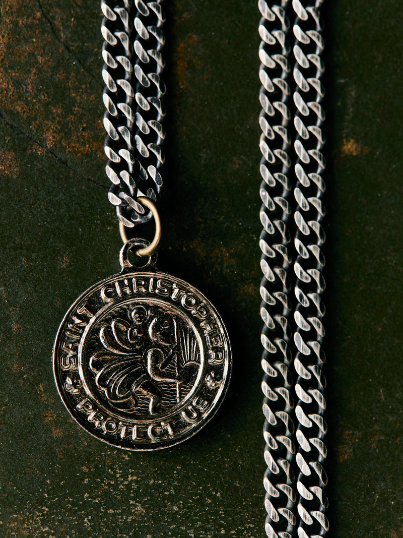 vintage "st. christopher" medal pendant - Model