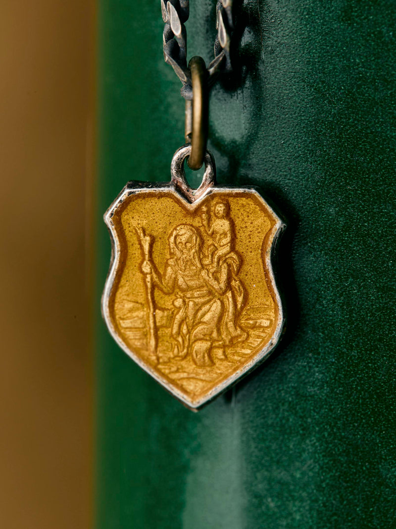 vintage "st. christopher" medal pendant - Model