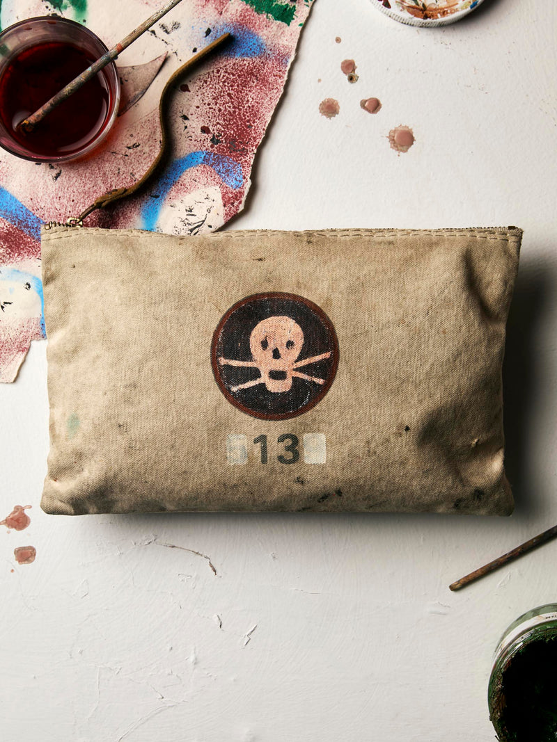 vintage painted "the end" klein bag