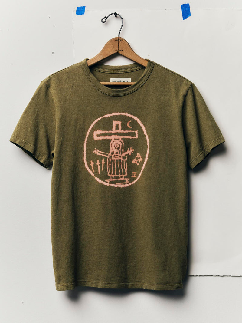 hand bleached "someday" tee