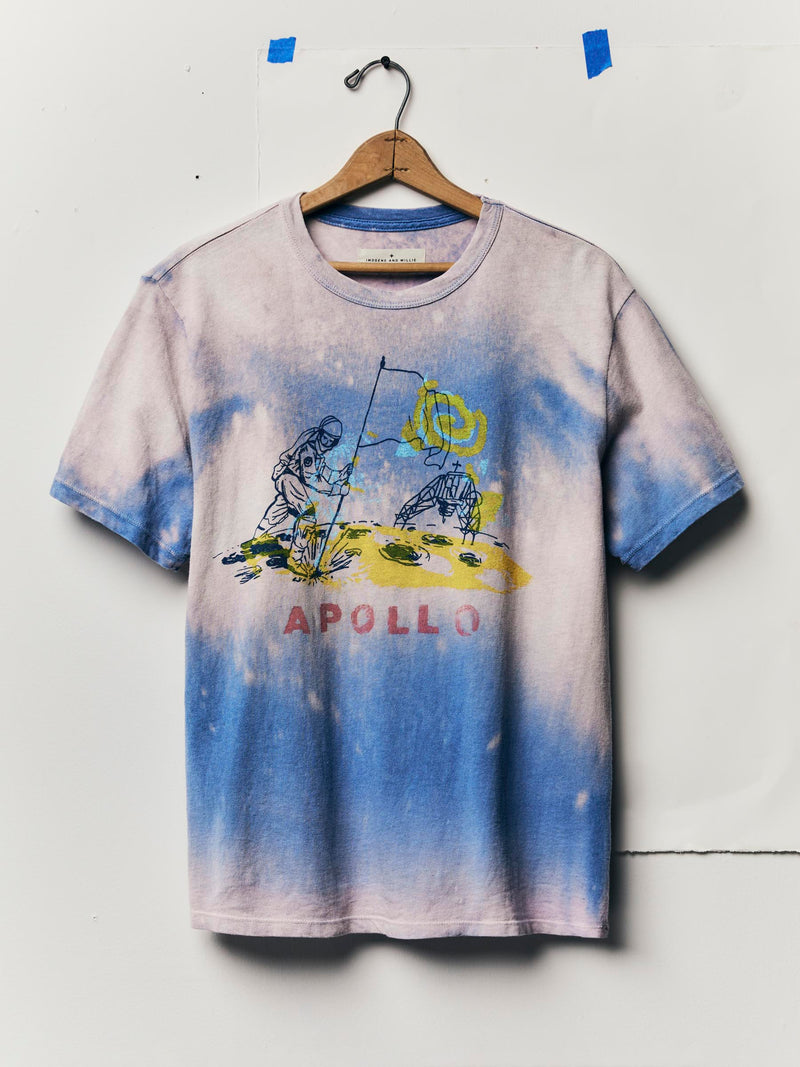 hand bleached "apollo" tee