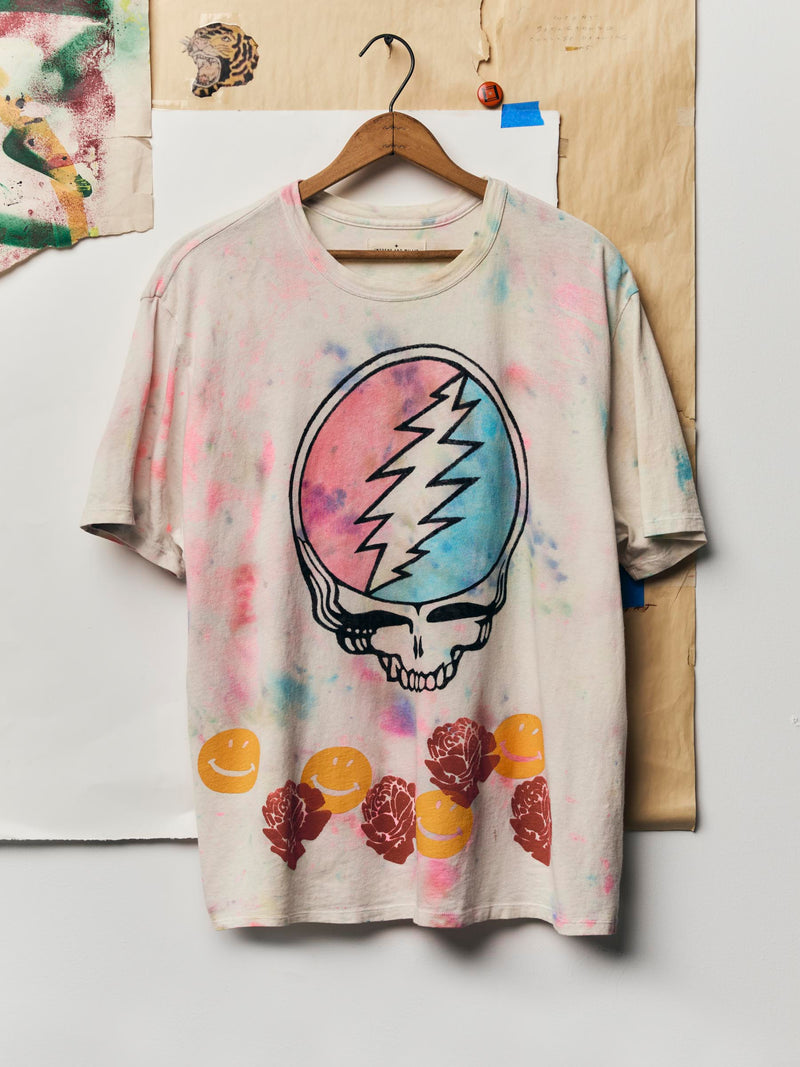 hand-drawn "grateful" tee