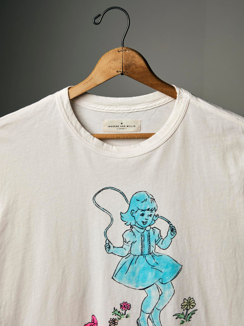 hand-drawn "day dream" tee - Model