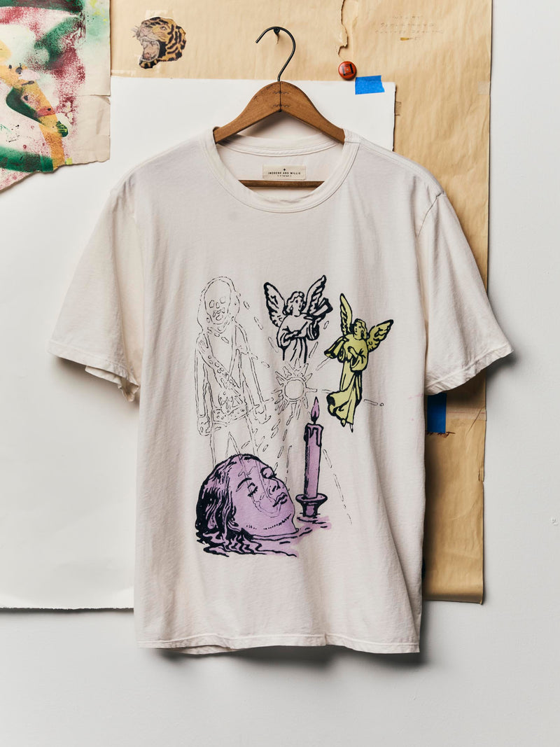 hand-drawn "sweet dreams" tee