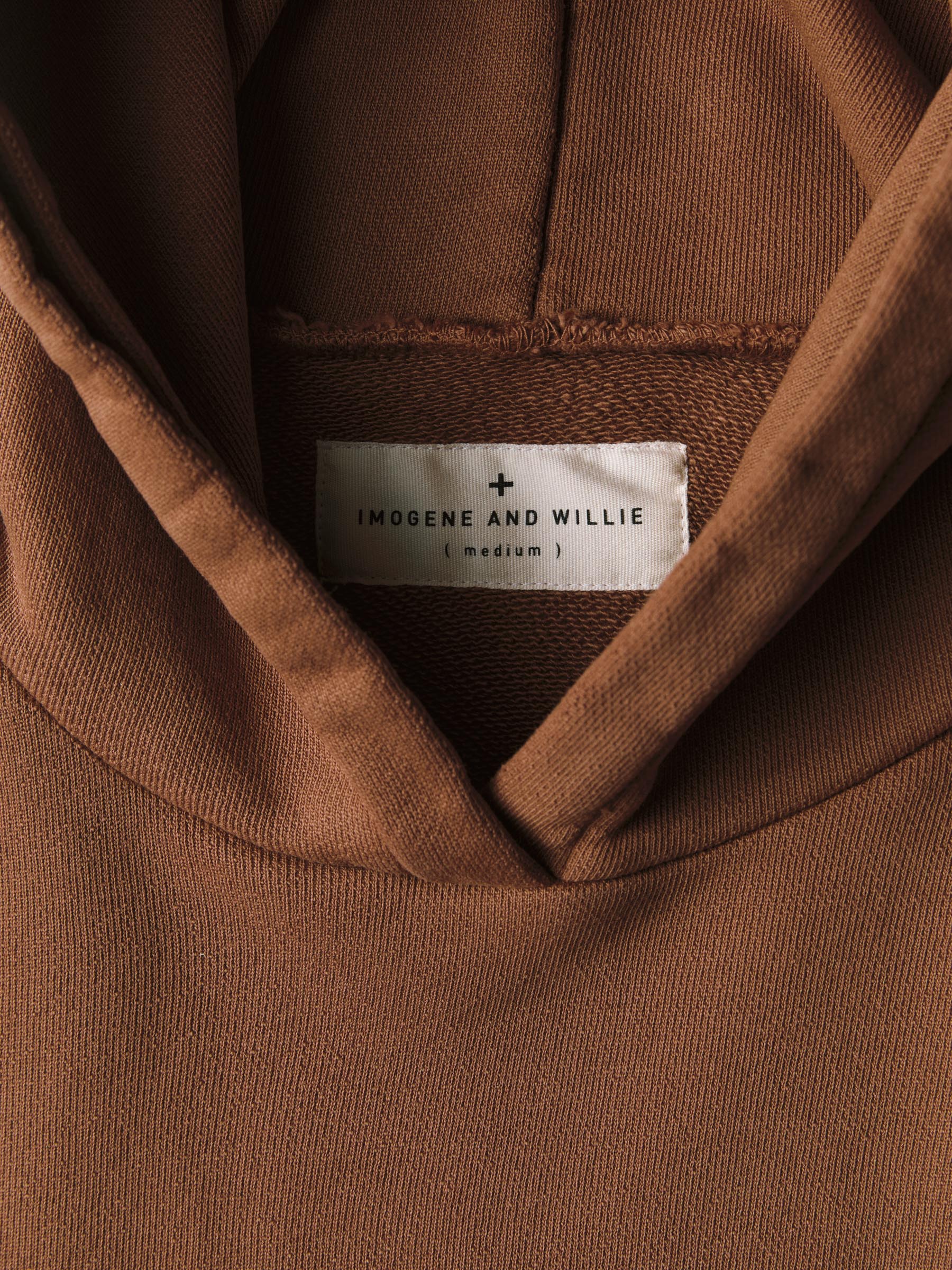 davenport hoodie in brown – imogene + willie