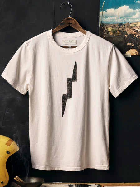 The "bolt" tee in vintage white