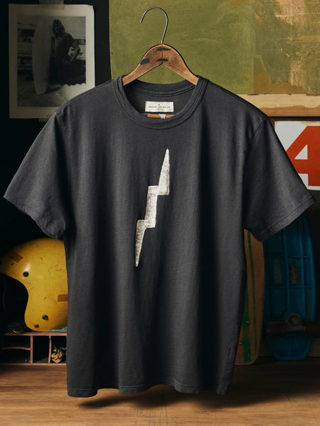 i+w graphic tees the "bolt" tee in black