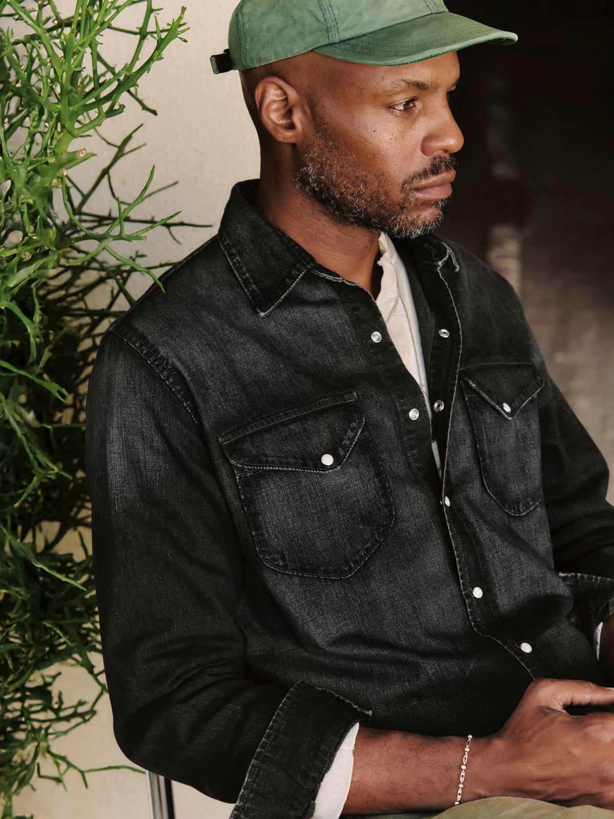 black pearl snap dress shirt CORE