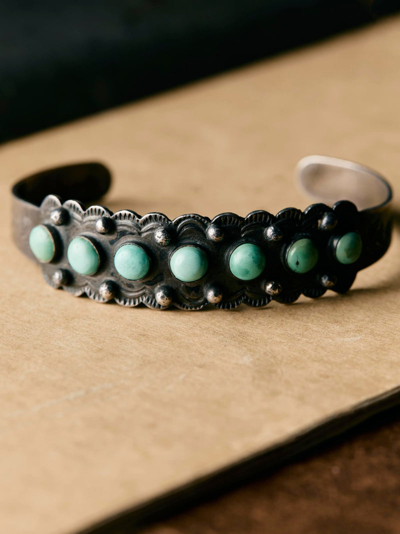 vintage trading post-era snake eye cuff