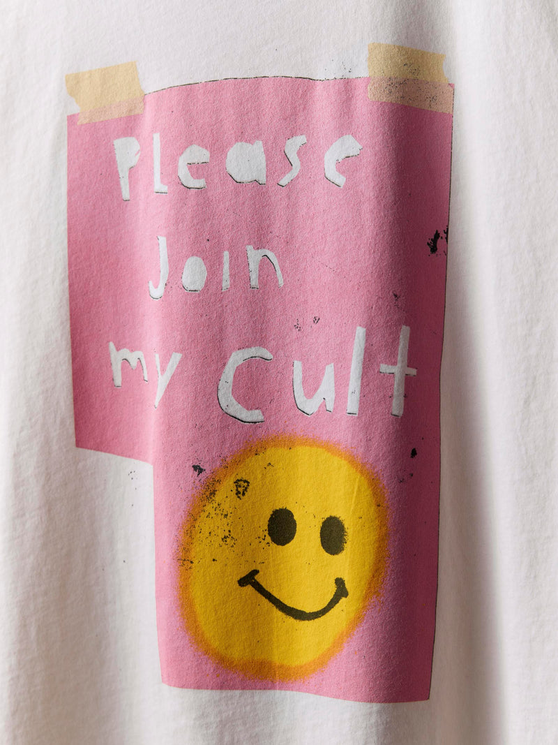 the "cult" tee
