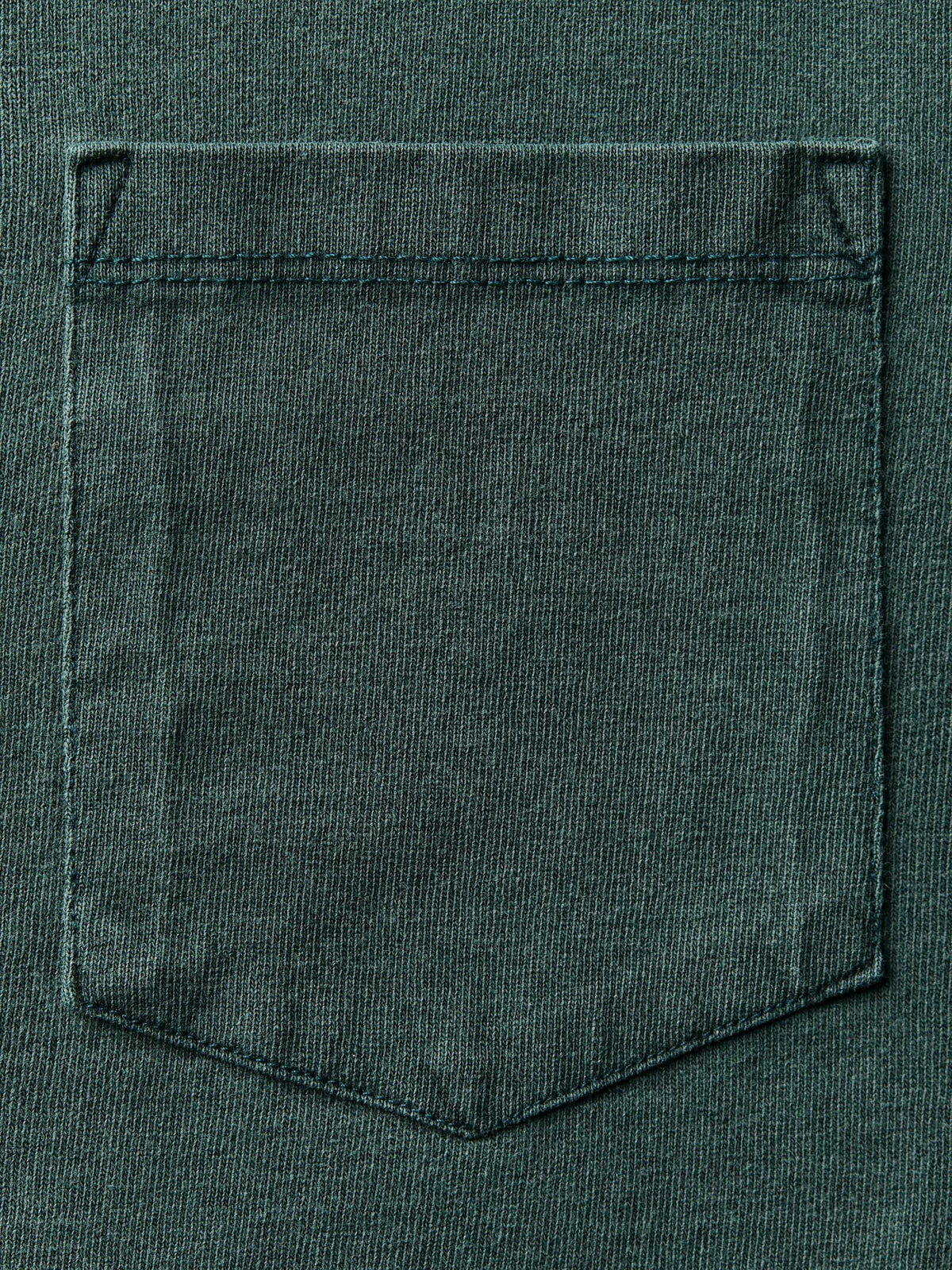 long sleeve pocket tee in faded spruce