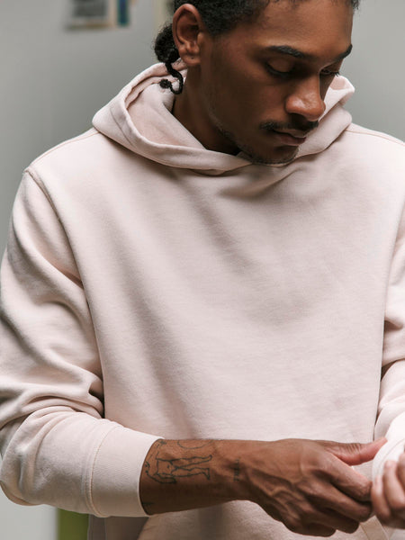 davenport hoodie in pink stone – imogene + willie