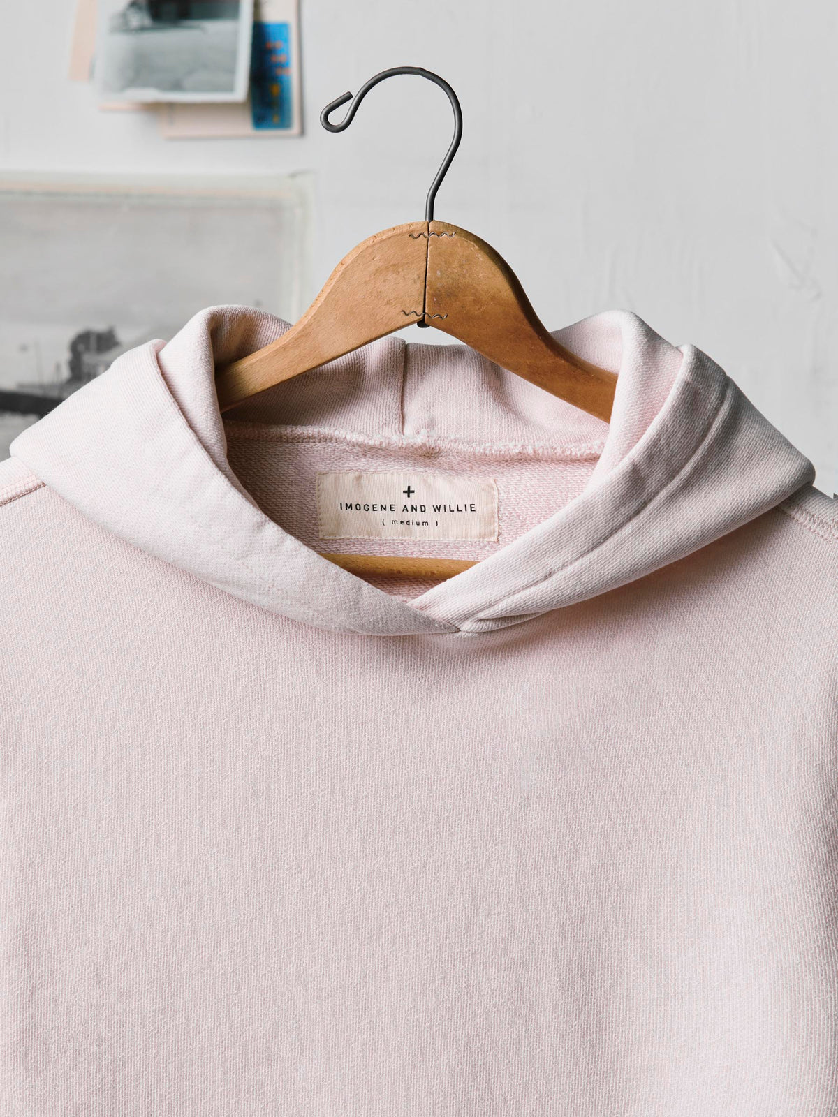davenport hoodie in pink stone