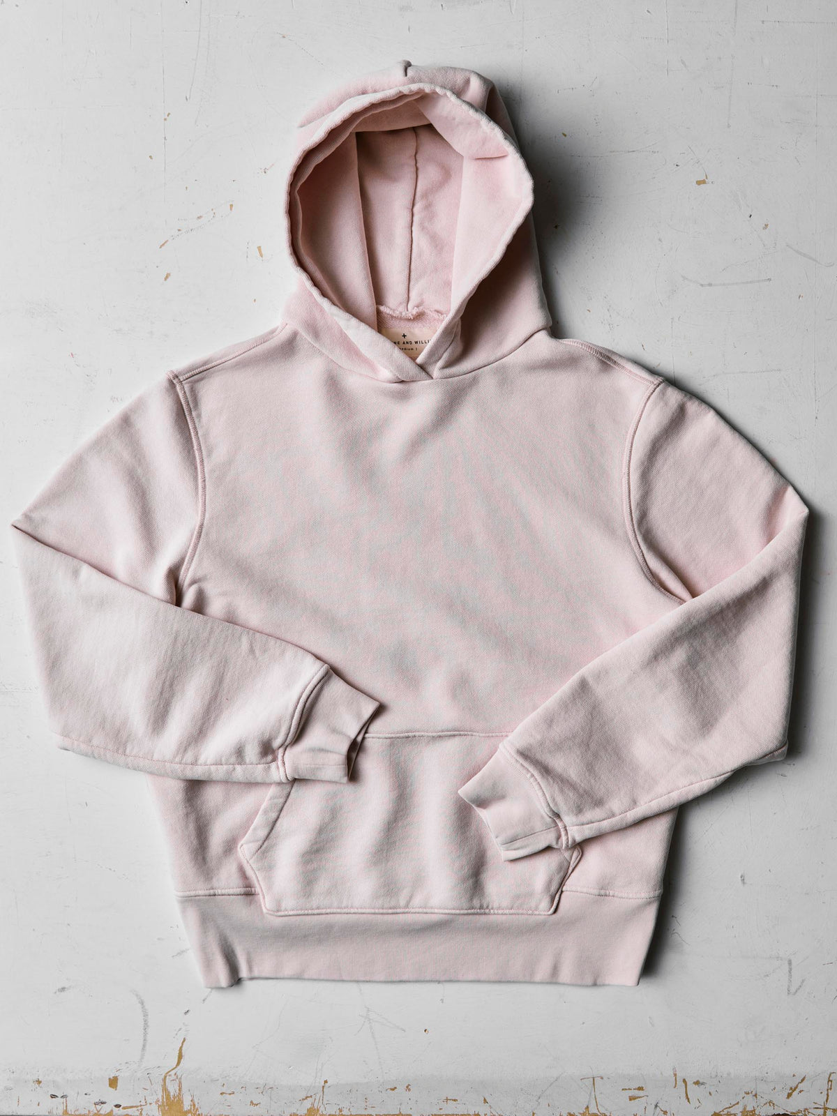 davenport hoodie in pink stone