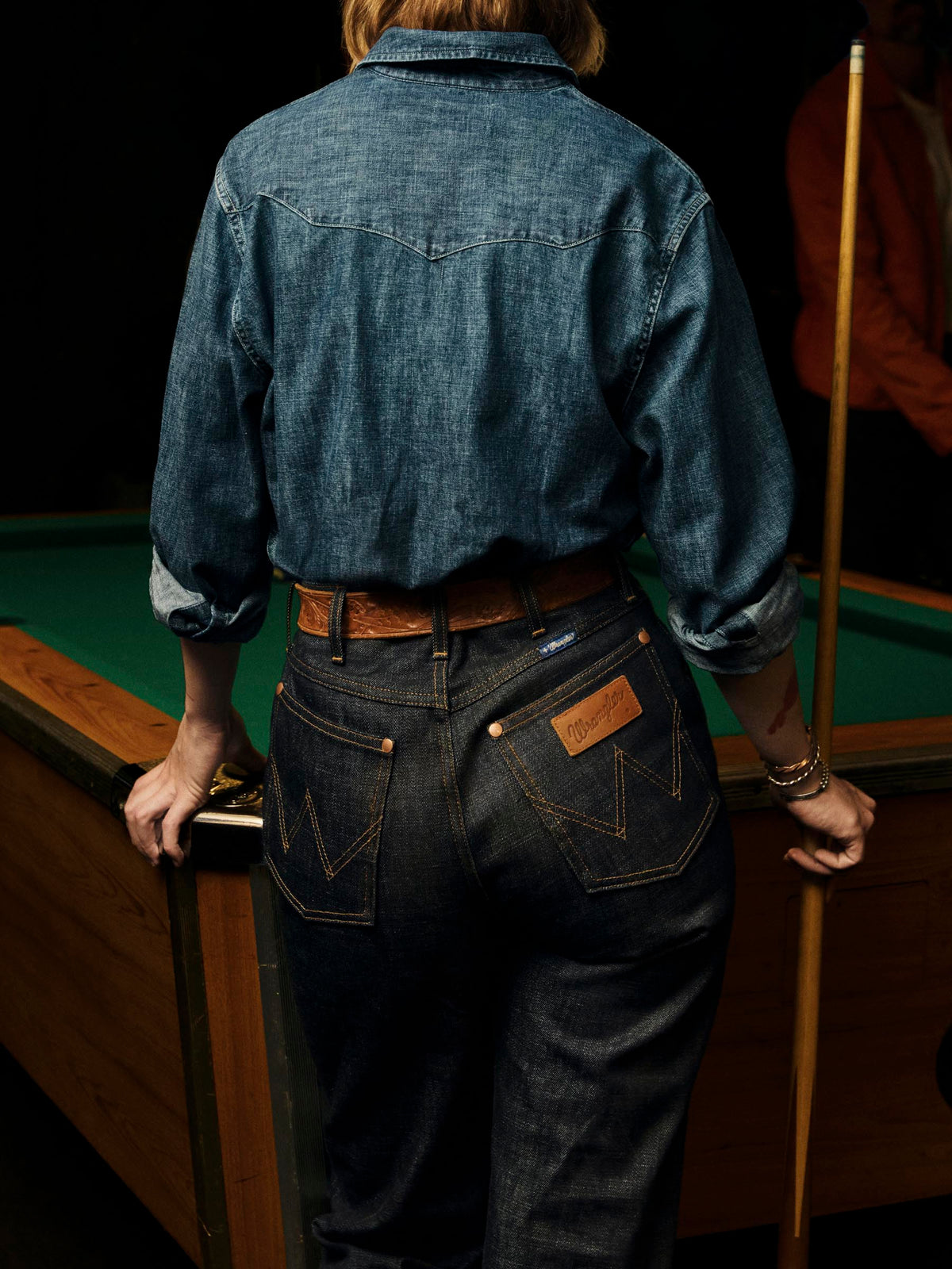i+w x Wrangler 27MW washed western snap