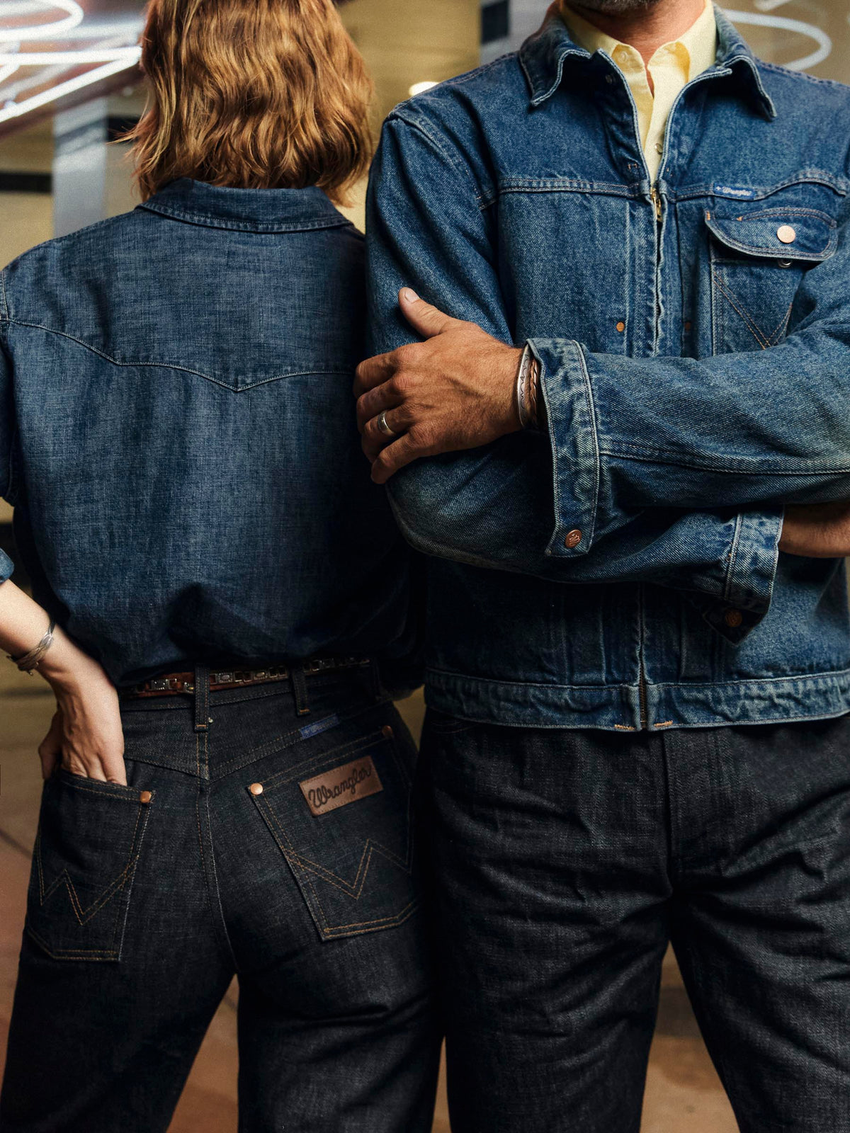 i+w x Wrangler 27MW washed western snap