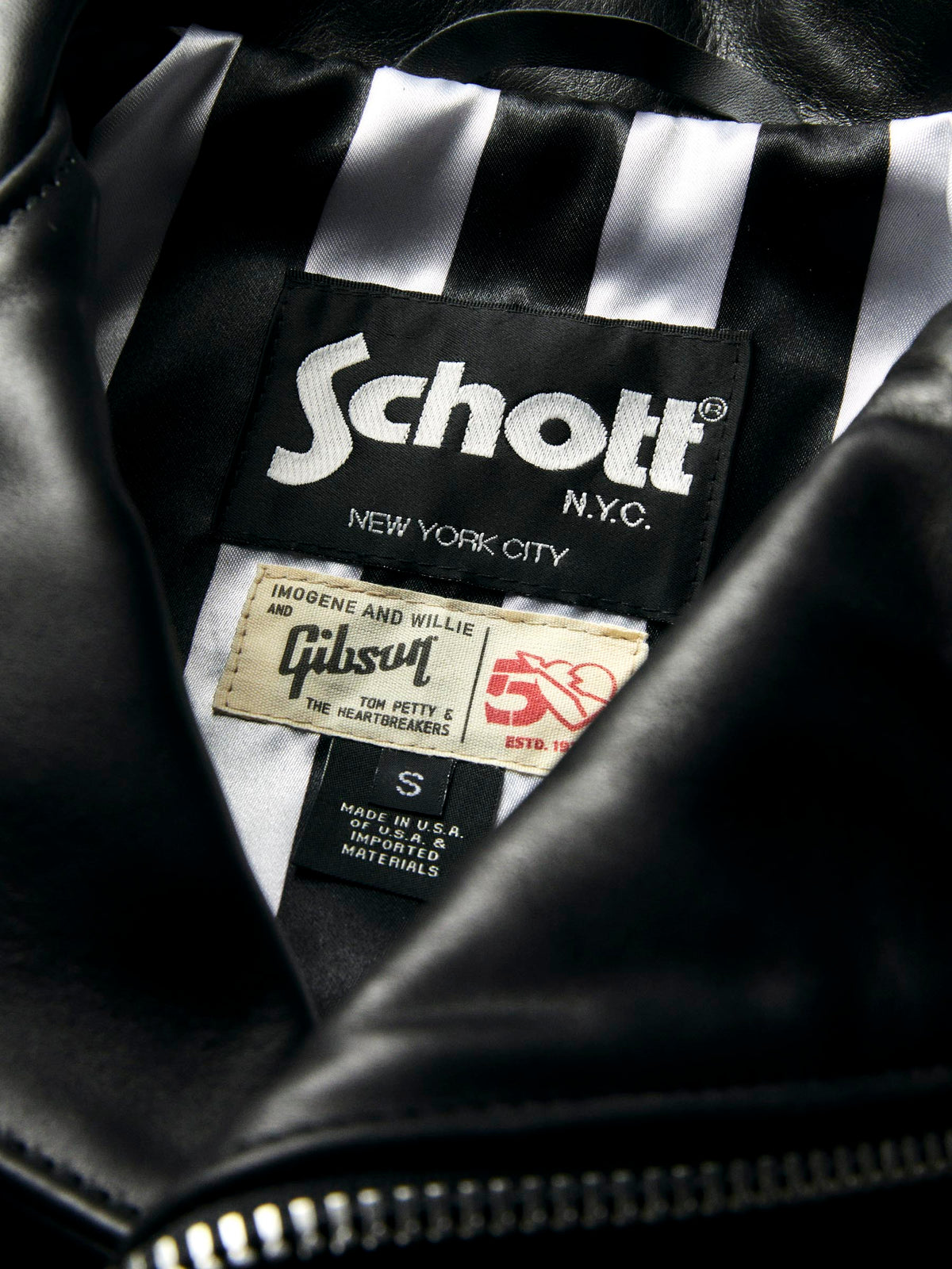 the Gibson x Schott NYC perfecto jacket