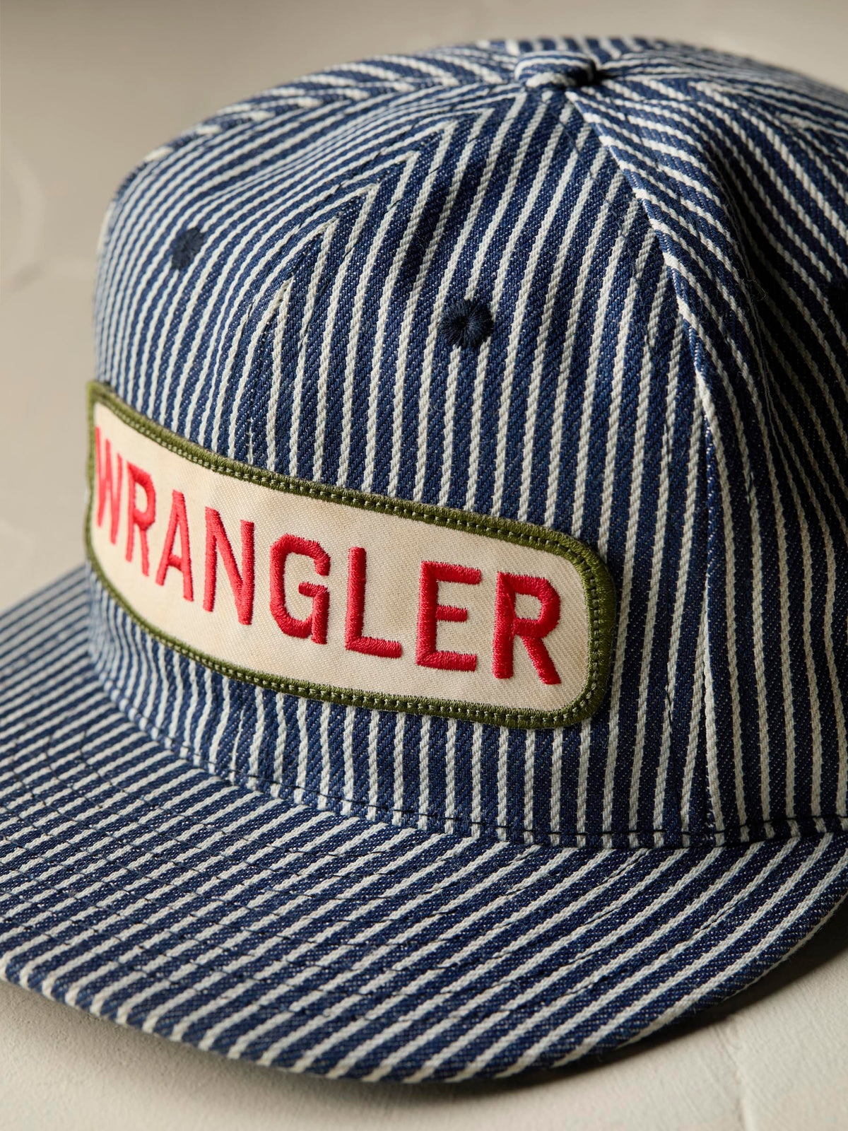 i+w x Wrangler hickory stripe cap