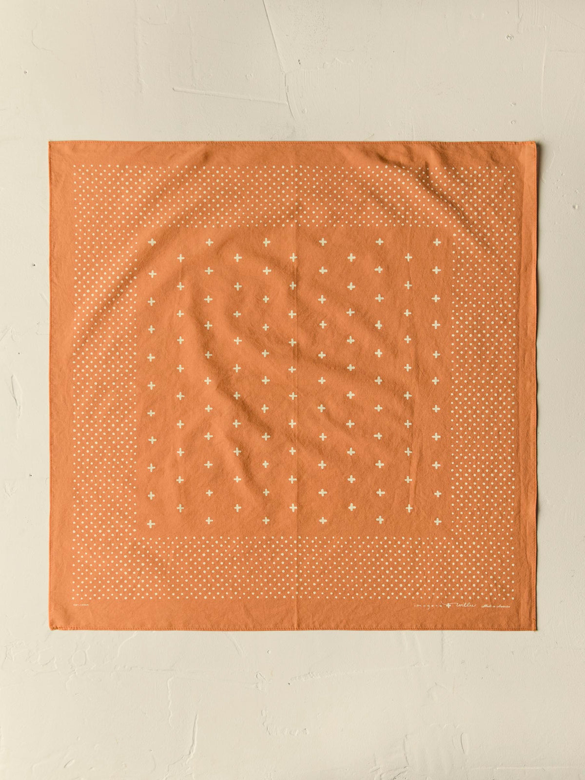 i+w vintage orange bandana