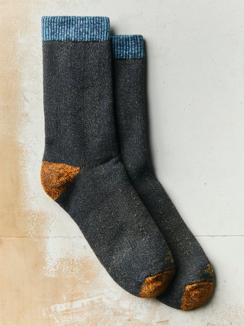 boot sock in umber