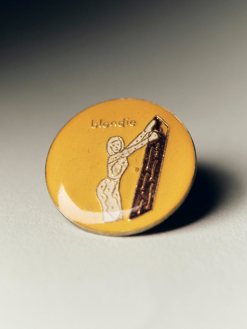 vintage 80's blondie pin