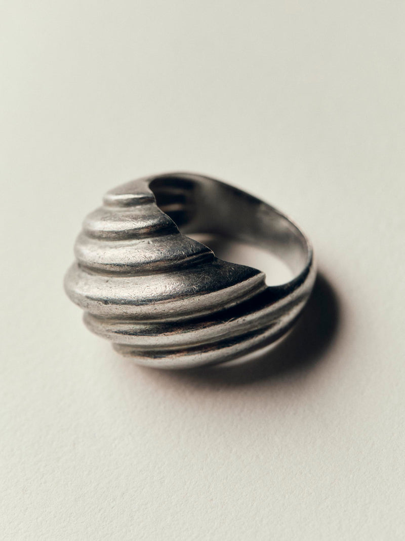 vintage mid-century mexican silver ring