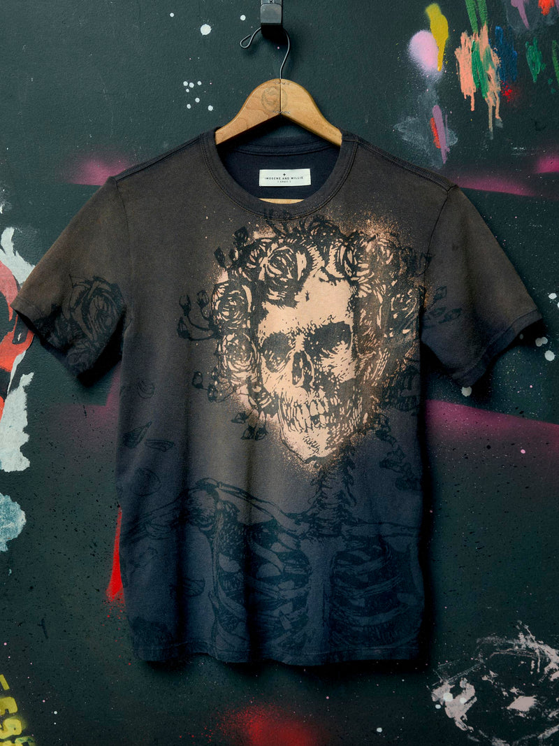 bleached "friend of the devil" tee