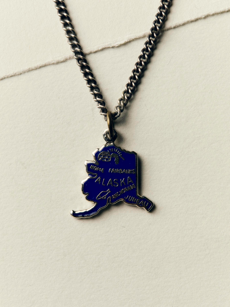 vintage "alaska" medal pendant