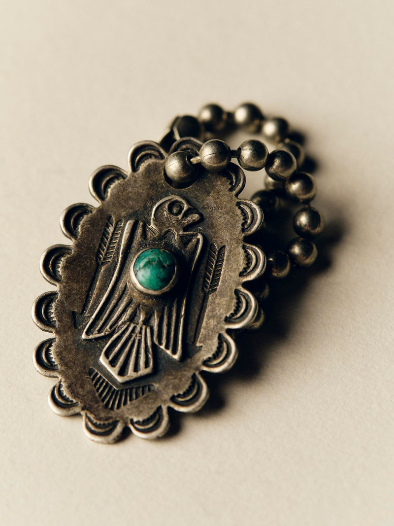 harvey-era thunderbird tag on key chain